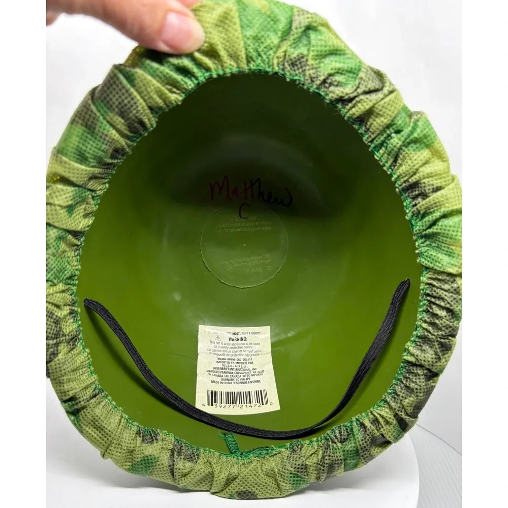Greenbrier Camo Helmet Cover Kids Toy Costume Play One Size 22